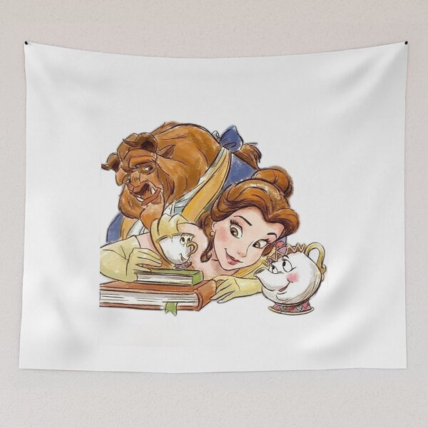 Item preview, Beauty and the Beast Reading Together – Belle, Beast and Enchanted Friends designed and sold by 4U---Store.