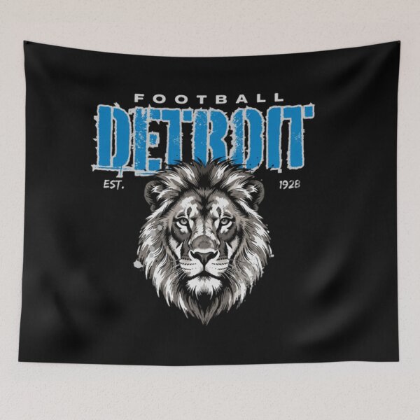Artikelvorschau, Detroit Football entworfen und verkauft von speakmanArt.