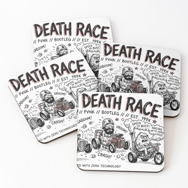 Item preview, Doodle Death Race – Crazy Cartoon Racing  designed and sold by Maria Garcia´s.