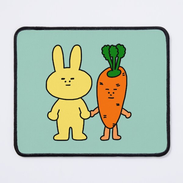 Item preview, power yellow Rabbit and carrot guy designed and sold by superbaechoo.