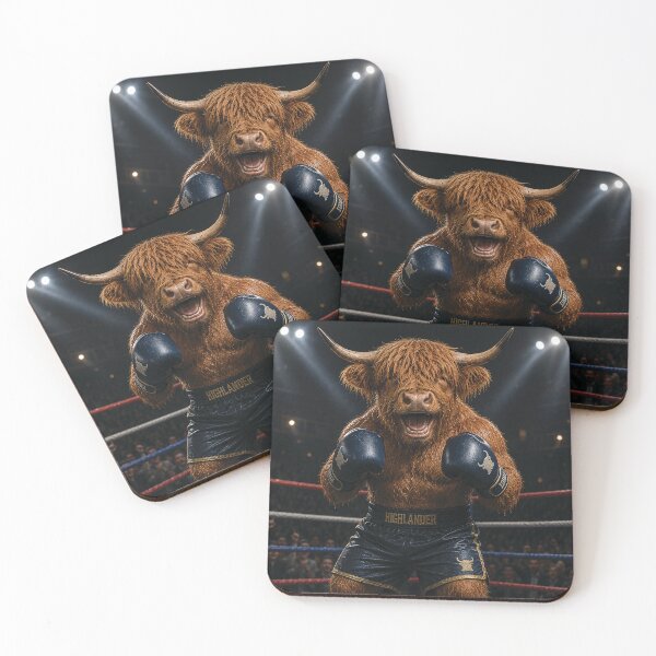 Item preview, Cute and Funky Highland Cow Boxer designed and sold by Collymore.