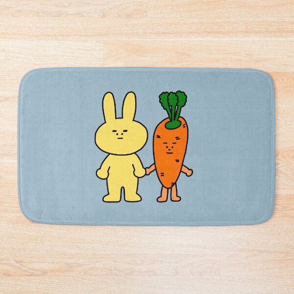 Item preview, power yellow Rabbit and carrot guy designed and sold by superbaechoo.