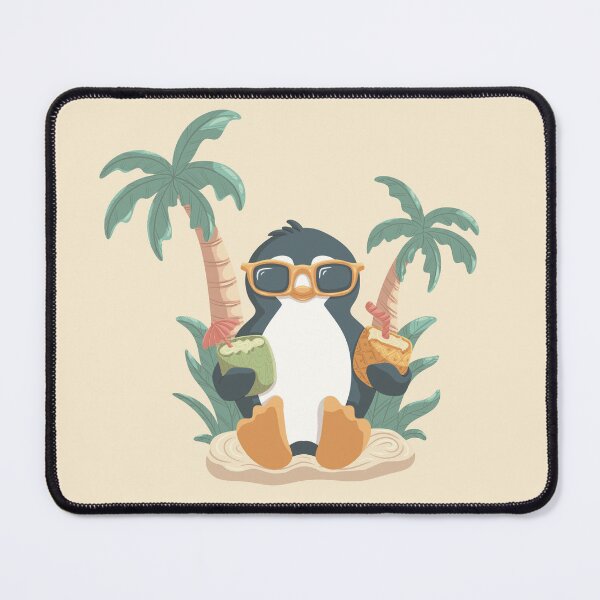 Item preview, Cute penguin having fun with cocktails relaxing mood designed and sold by Xatutik.art.