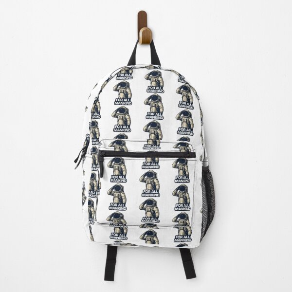 Item preview, For All Mankind Astronaut Salute Retro Space Art designed and sold by Vision Crafted.