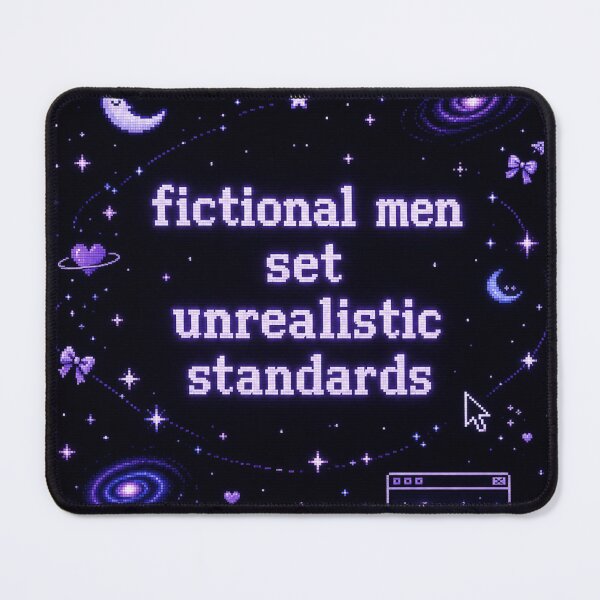 Item preview, fictional men set unrealistic standards designed and sold by Cosmic train.