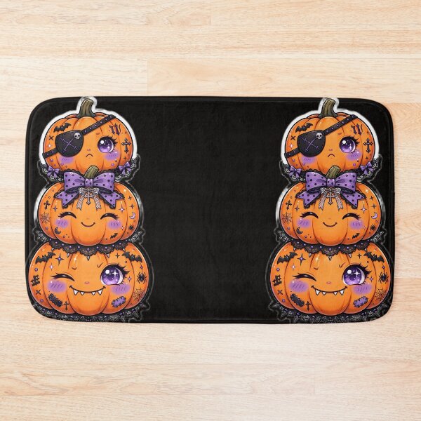 Item preview, Kawaii halloween pumpkins  designed and sold by Goth Pets .