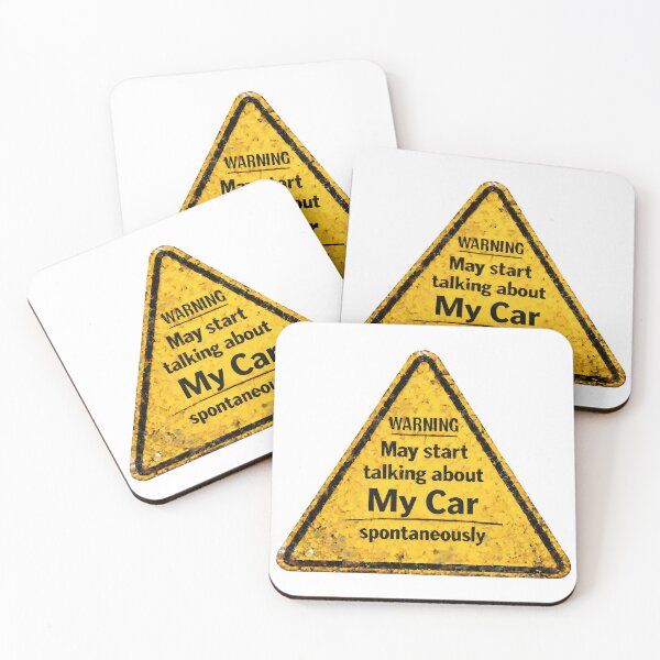 Item preview, Warning May Start Talking About My Car Funny Driver Design. designed and sold by The-T-In-Retro.