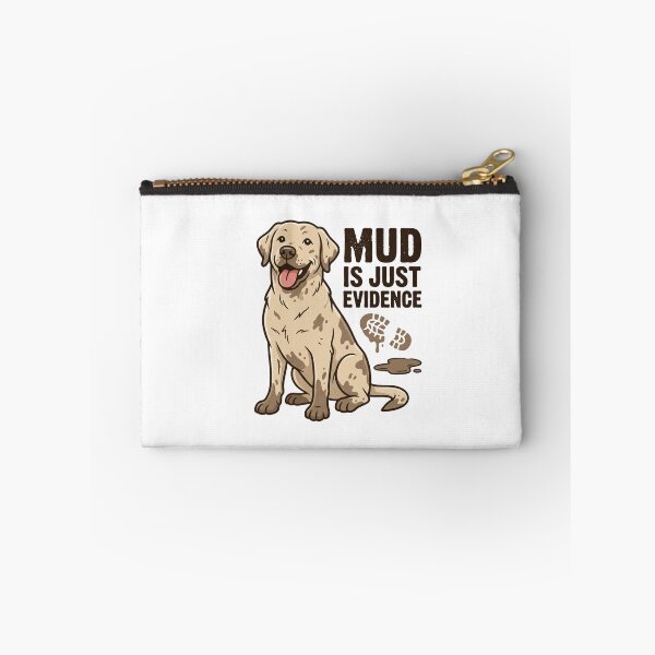 Item preview, Funny Muddy Dog Mud Is Just Evidence Labrador Retriever Retro Aesthetic designed and sold by mood-draftsman.