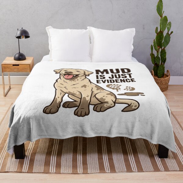 Item preview, Funny Muddy Dog Mud Is Just Evidence Labrador Retriever Retro Aesthetic designed and sold by mood-draftsman.