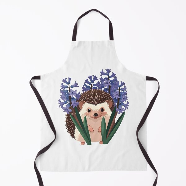 Item preview, Hedgehog in flowers designed and sold by PrintLabStudio.
