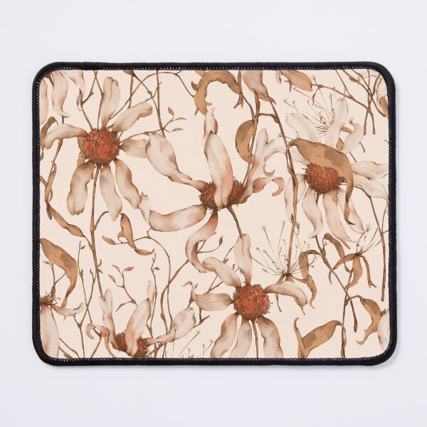 Item preview, Moody Wildflower Meadow – Elegant Dried Floral Botanical Pattern | Orange designed and sold by Frohyou.
