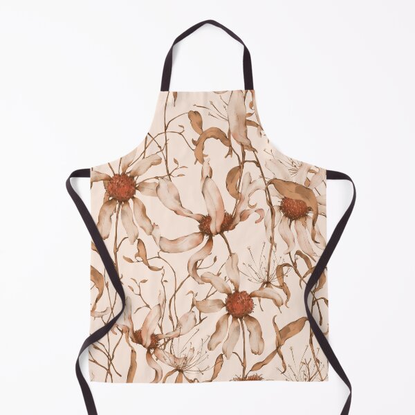 Item preview, Moody Wildflower Meadow – Elegant Dried Floral Botanical Pattern | Orange designed and sold by Frohyou.