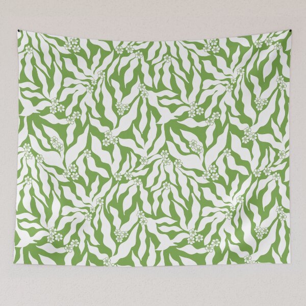 Item preview, Beech Tree - Moss Green designed and sold by Fabricatemyart.