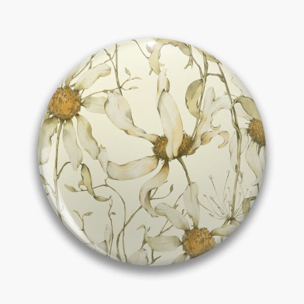 Item preview, Moody Wildflower Meadow – Elegant Dried Floral Botanical Pattern | Yellow designed and sold by Frohyou.