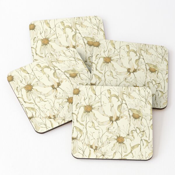 Item preview, Moody Wildflower Meadow – Elegant Dried Floral Botanical Pattern | Yellow designed and sold by Frohyou.