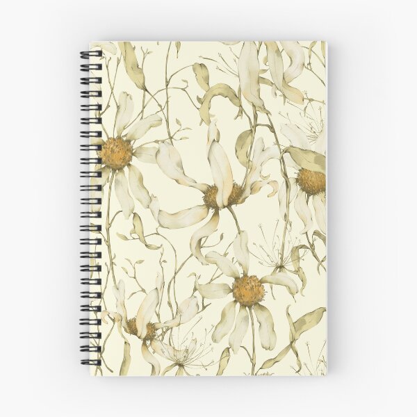 Item preview, Moody Wildflower Meadow – Elegant Dried Floral Botanical Pattern | Yellow designed and sold by Frohyou.