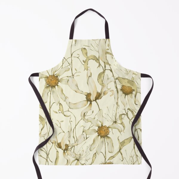 Item preview, Moody Wildflower Meadow – Elegant Dried Floral Botanical Pattern | Yellow designed and sold by Frohyou.