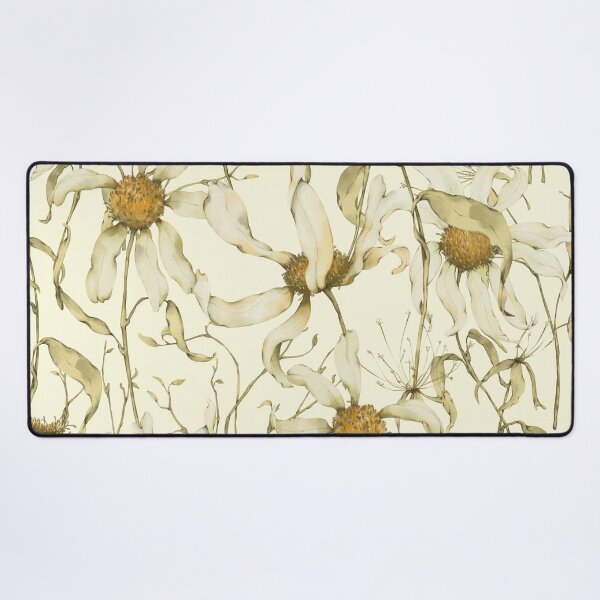 Item preview, Moody Wildflower Meadow – Elegant Dried Floral Botanical Pattern | Yellow designed and sold by Frohyou.