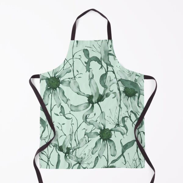 Item preview, Moody Wildflower Meadow – Elegant Dried Floral Botanical Pattern | Green designed and sold by Frohyou.