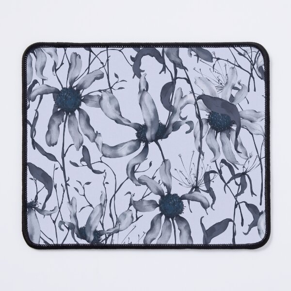 Item preview, Moody Wildflower Meadow – Elegant Dried Floral Botanical Pattern | Blue designed and sold by Frohyou.