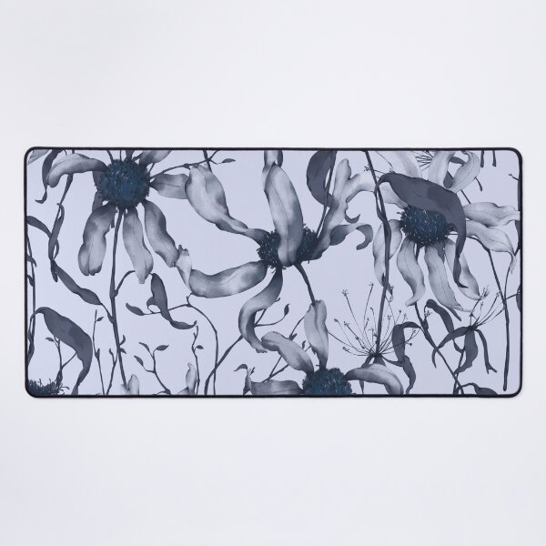 Item preview, Moody Wildflower Meadow – Elegant Dried Floral Botanical Pattern | Blue designed and sold by Frohyou.