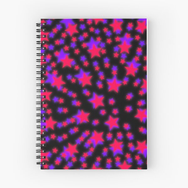 Item preview, Glowing Pink and Purple Stars Pattern | Scene Kid & Y2K Party Girl Aesthetic designed and sold by BrontesWhimsyStore.