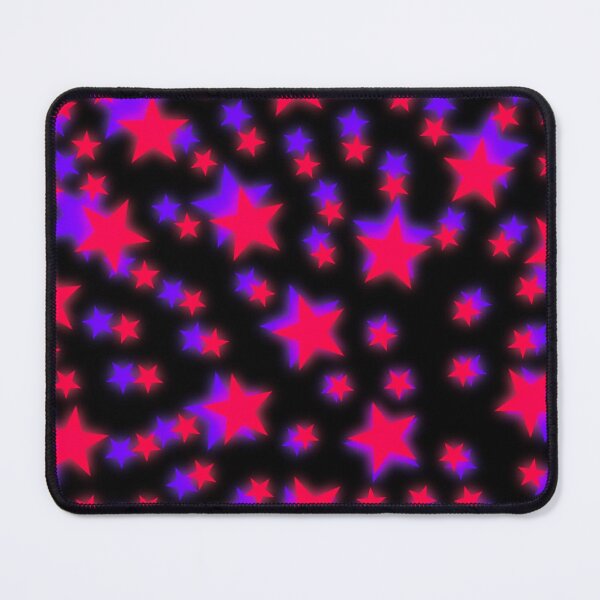 Item preview, Glowing Pink and Purple Stars Pattern | Scene Kid & Y2K Party Girl Aesthetic designed and sold by BrontesWhimsyStore.