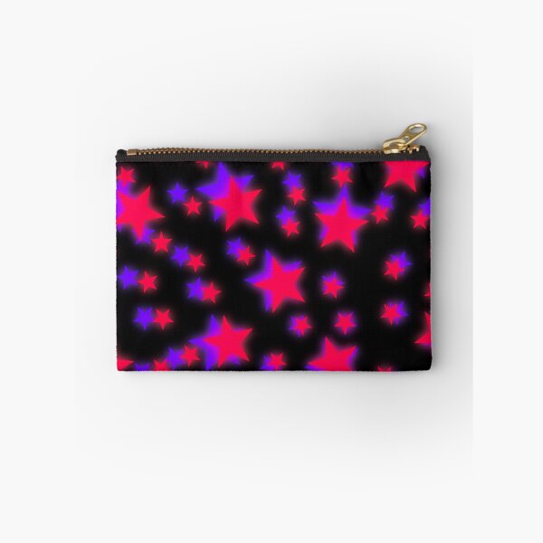 Item preview, Glowing Pink and Purple Stars Pattern | Scene Kid & Y2K Party Girl Aesthetic designed and sold by BrontesWhimsyStore.