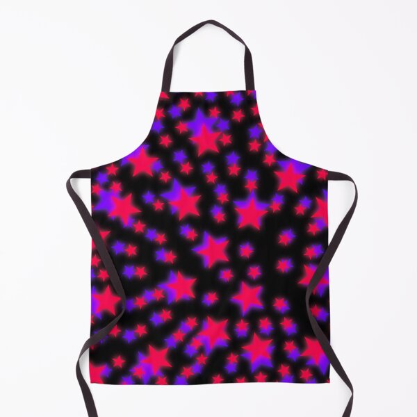 Item preview, Glowing Pink and Purple Stars Pattern | Scene Kid & Y2K Party Girl Aesthetic designed and sold by BrontesWhimsyStore.