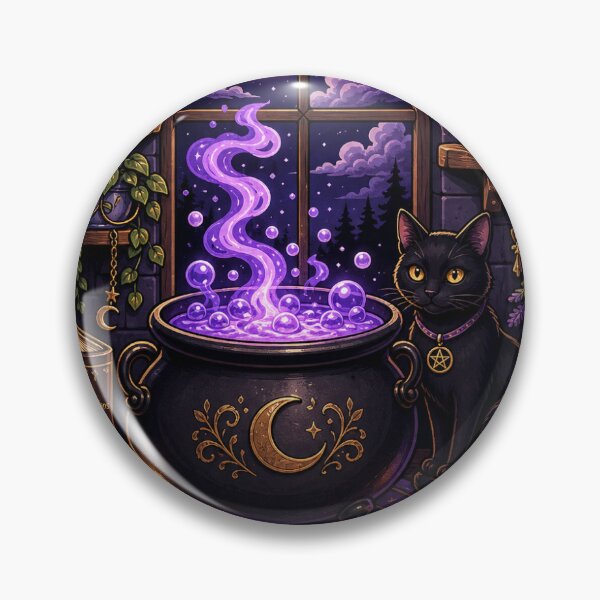 Item preview, Witch's Window Altar with Cauldron designed and sold by InkPixell.