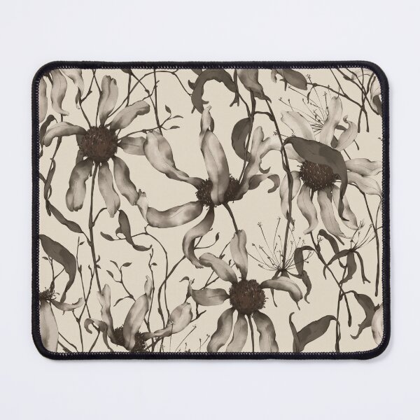 Item preview, Moody Wildflower Meadow – Elegant Dried Floral Botanical Pattern | Brown designed and sold by Frohyou.