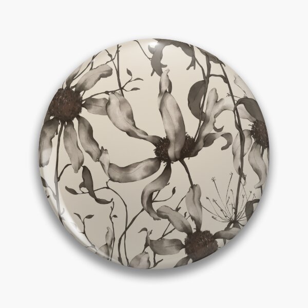 Item preview, Moody Wildflower Meadow – Elegant Dried Floral Botanical Pattern | Brown designed and sold by Frohyou.