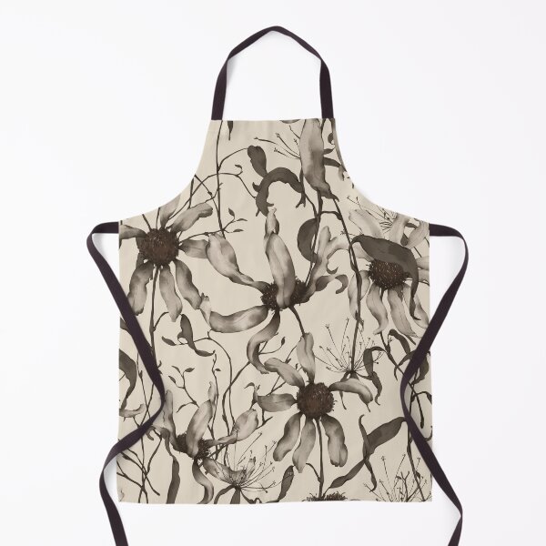 Item preview, Moody Wildflower Meadow – Elegant Dried Floral Botanical Pattern | Brown designed and sold by Frohyou.