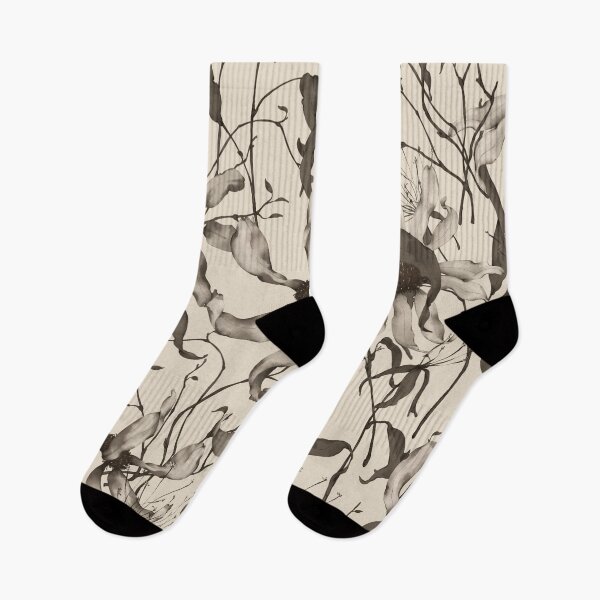 Item preview, Moody Wildflower Meadow – Elegant Dried Floral Botanical Pattern | Brown designed and sold by Frohyou.