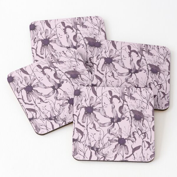 Item preview, Moody Wildflower Meadow – Elegant Dried Floral Botanical Pattern | Purple designed and sold by Frohyou.