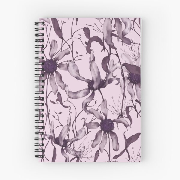Item preview, Moody Wildflower Meadow – Elegant Dried Floral Botanical Pattern | Purple designed and sold by Frohyou.
