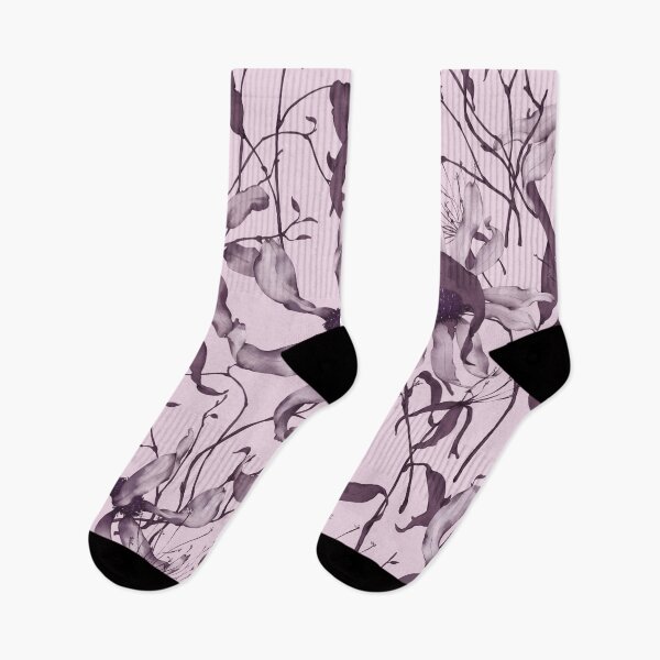 Item preview, Moody Wildflower Meadow – Elegant Dried Floral Botanical Pattern | Purple designed and sold by Frohyou.