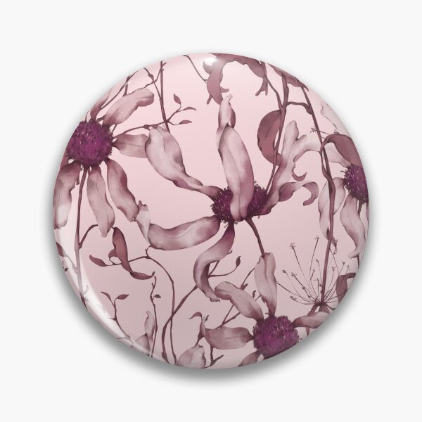 Item preview, Moody Wildflower Meadow – Elegant Dried Floral Botanical Pattern | Pink designed and sold by Frohyou.