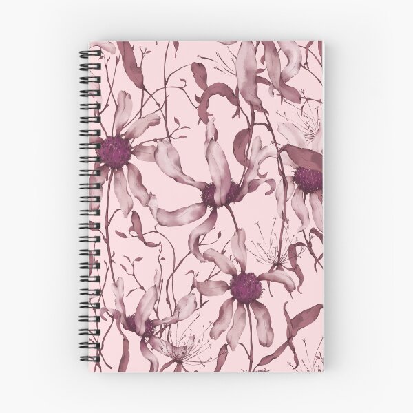 Item preview, Moody Wildflower Meadow – Elegant Dried Floral Botanical Pattern | Pink designed and sold by Frohyou.