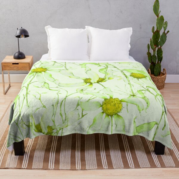 Item preview, Moody Wildflower Meadow – Elegant Dried Floral Botanical Pattern | Chartreuse designed and sold by Frohyou.