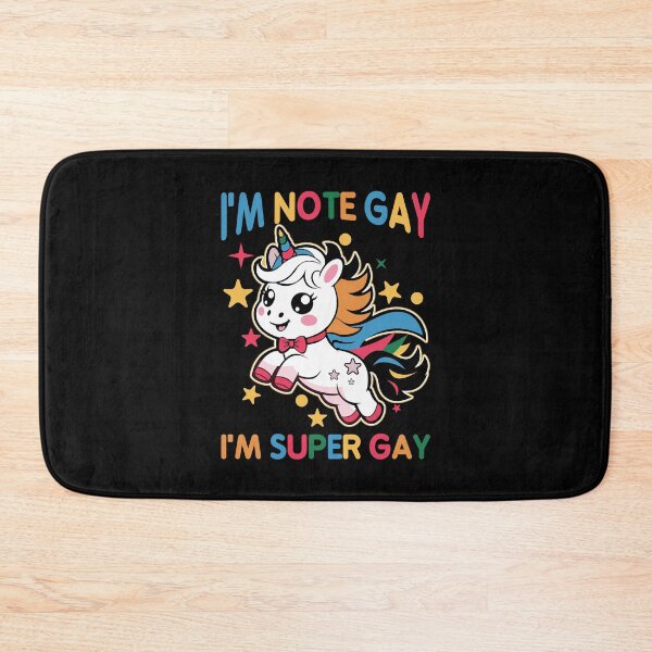 Item preview, Cute Rainbow Unicorn Super Gay Pride Design designed and sold by AhmedZouita.