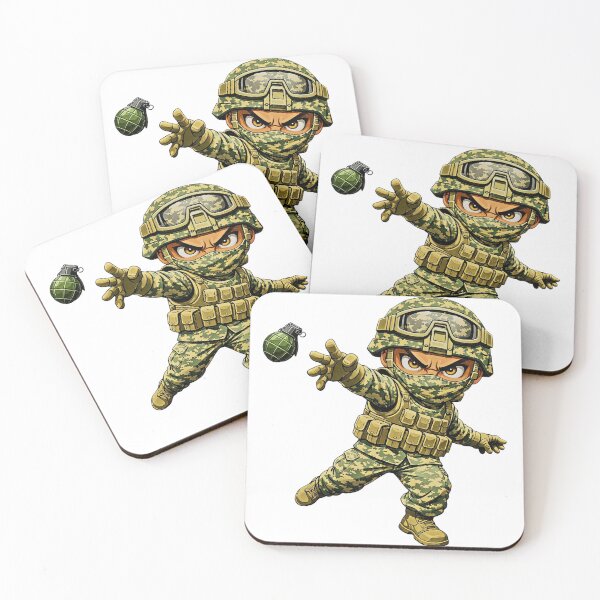 Item preview, US Military Grenade Throw: Li'l Soldiers Collection  designed and sold by EscapeArtist13.