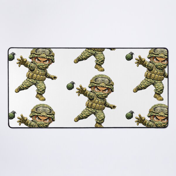 Item preview, US Military Grenade Throw: Li'l Soldiers Collection designed and sold by EscapeArtist13.