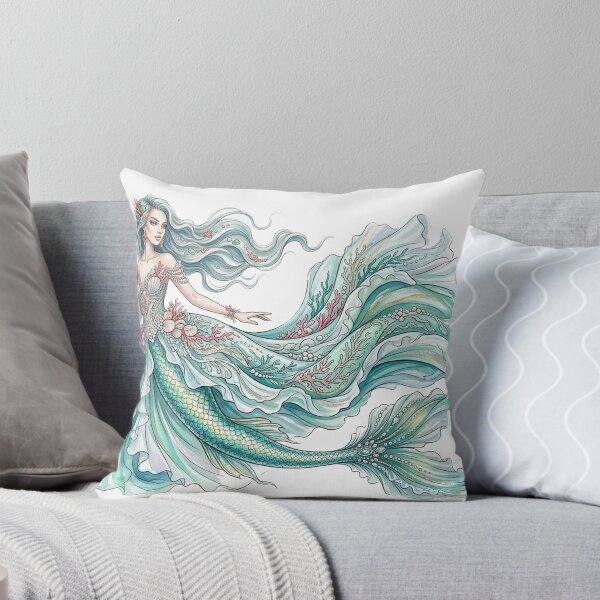 Item preview, Elegant mystical mermaid designed and sold by ovenya.