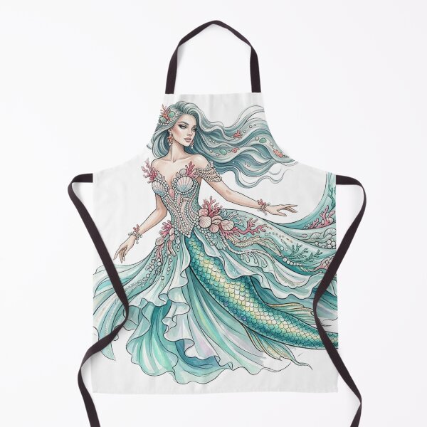 Item preview, Elegant mystical mermaid designed and sold by ovenya.