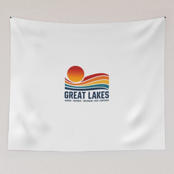 Item preview, Great Lakes Huron Ontario Michigan Erie Superior Lake Life Vacation Explore designed and sold by Star3NowForMe.