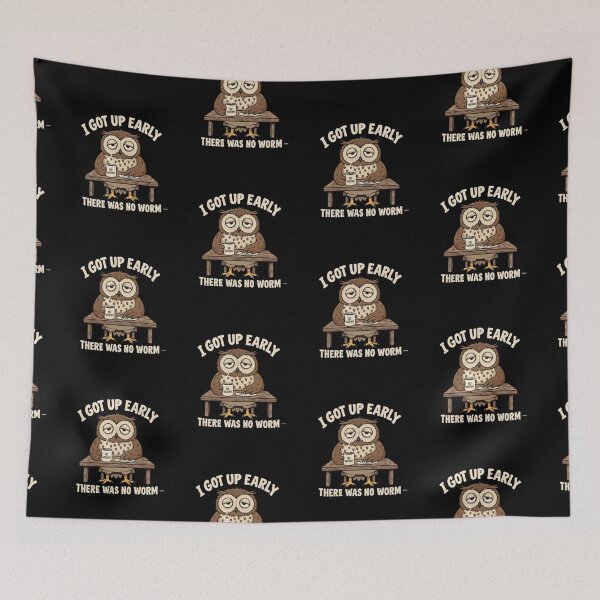 Item preview, I Got Up Early There Was No Worm 2 designed and sold by Positive&FunnyThings.