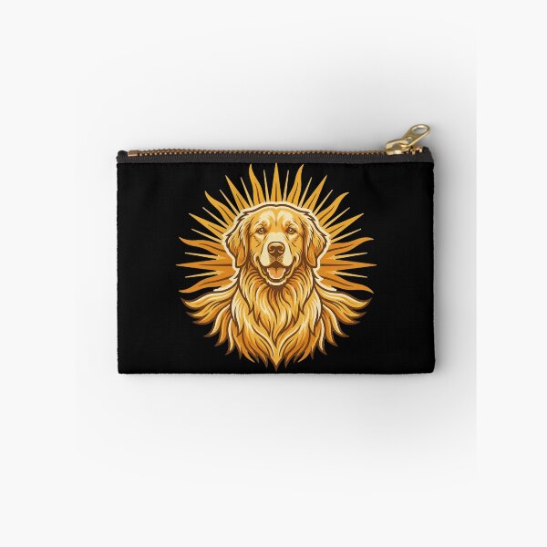 Item preview, Golden Retriever Sunshine Radiance Golden Boy Dog Portrait Retro Aesthetic designed and sold by mood-draftsman.