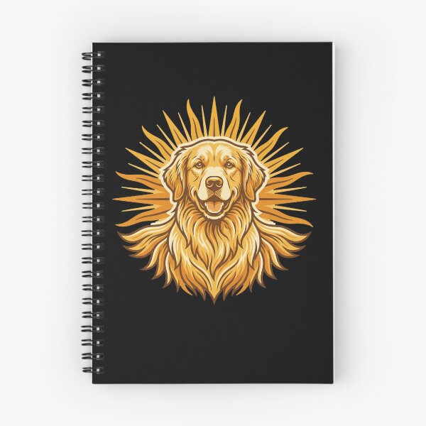 Item preview, Golden Retriever Sunshine Radiance Golden Boy Dog Portrait Retro Aesthetic designed and sold by mood-draftsman.
