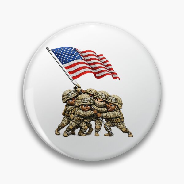 Item preview, US Military Flag Planting: Li'l Soldiers Collection  designed and sold by EscapeArtist13.